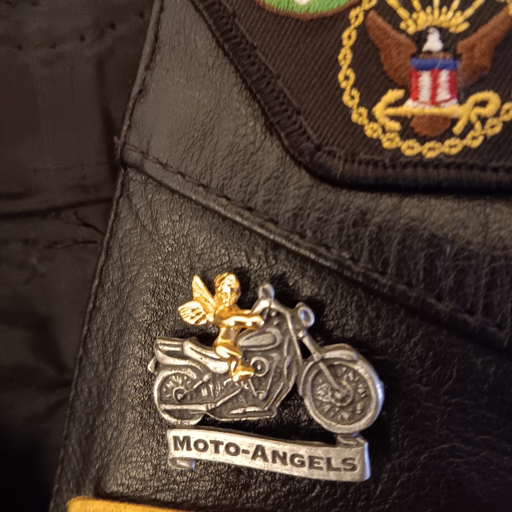 Harley vest pin